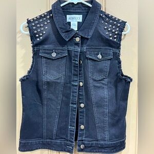 Black Jean vest